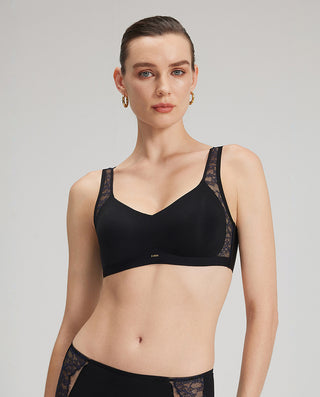 Aimer Lace Insert-Cup Wireless 3/4-Coverage Bra