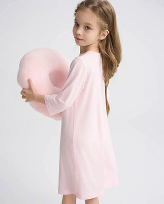 aimer-kids-milk-fiber-short-sleeved-nightdress-for-girls-ak144g871-2